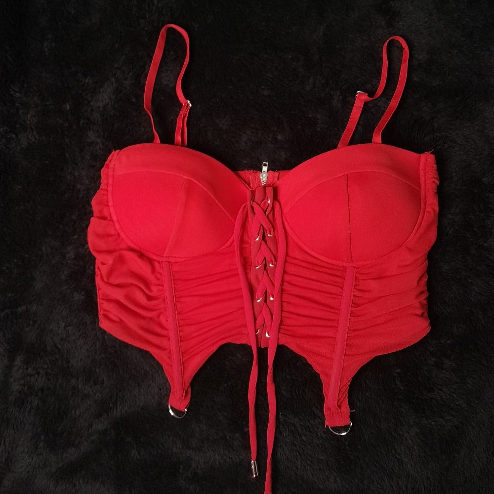 Sexy Red Crop Top